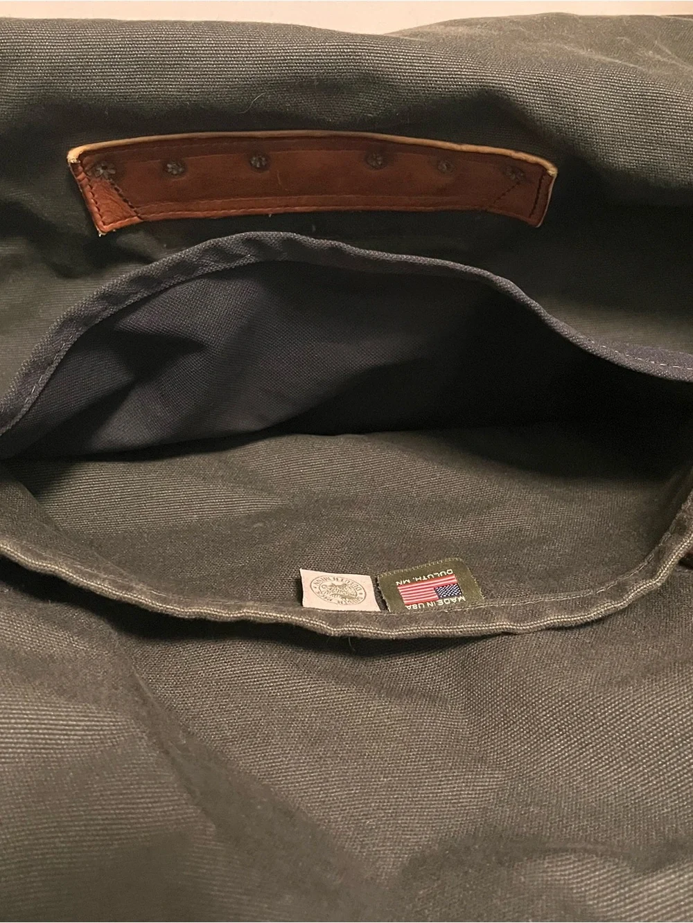 Duluth Pack Canoe Sack Pack Cruiser #2, late 1990’s - Excellent condition.